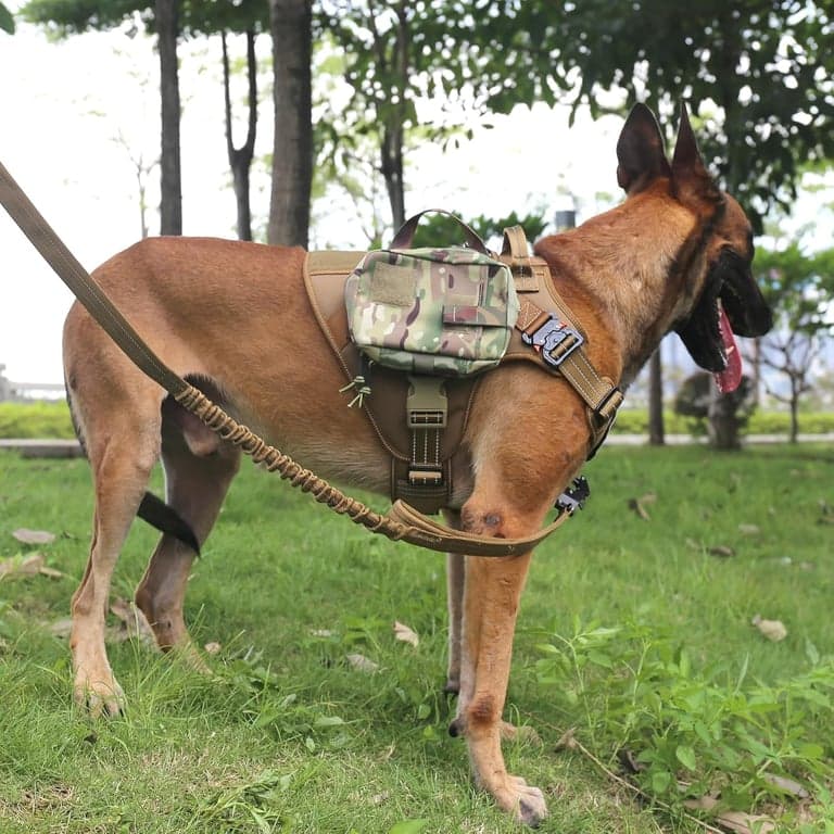 Arnés táctico para perros ICEFANG para perros grandes, chaleco reflectante antipull para perros - imagen 2