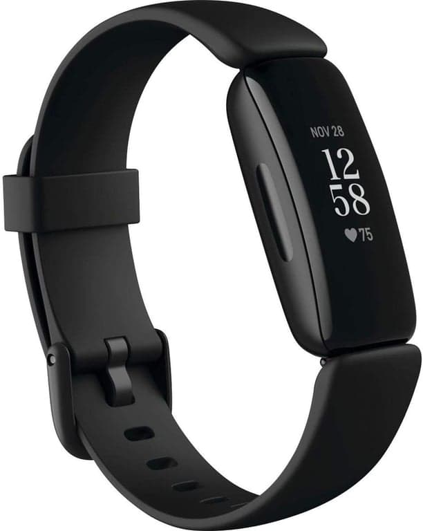 Fitbit Inspire 2 Rastreador de Salud y Actividad Física con Prueba Gratuita de 1 Año de Premium, Frecuencia Cardíaca 24/7, Negro/Negro, Talla Única (Bandas S y L Incluidas) - vista alternativa
