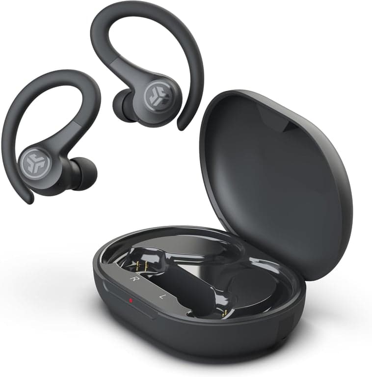JLab, Go Sport+, Auriculares Inalámbricos Verdaderos para Entrenamiento, Deportivos Bluetooth, Llamadas Claras, Grafito - imagen 5