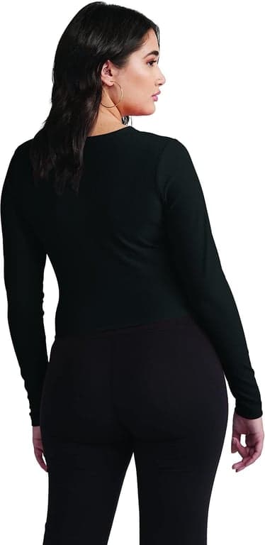 Champion Women's Women's Ribbed Zip Front Cardigan - vista alternativa
