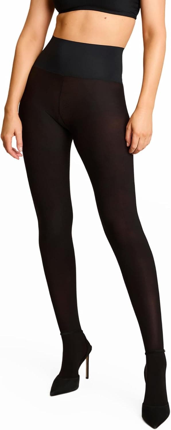 commando - Medias opacas mate Ultimate | Pretina suavizante | de mujer para vestidos y faldas | Paquete de 2