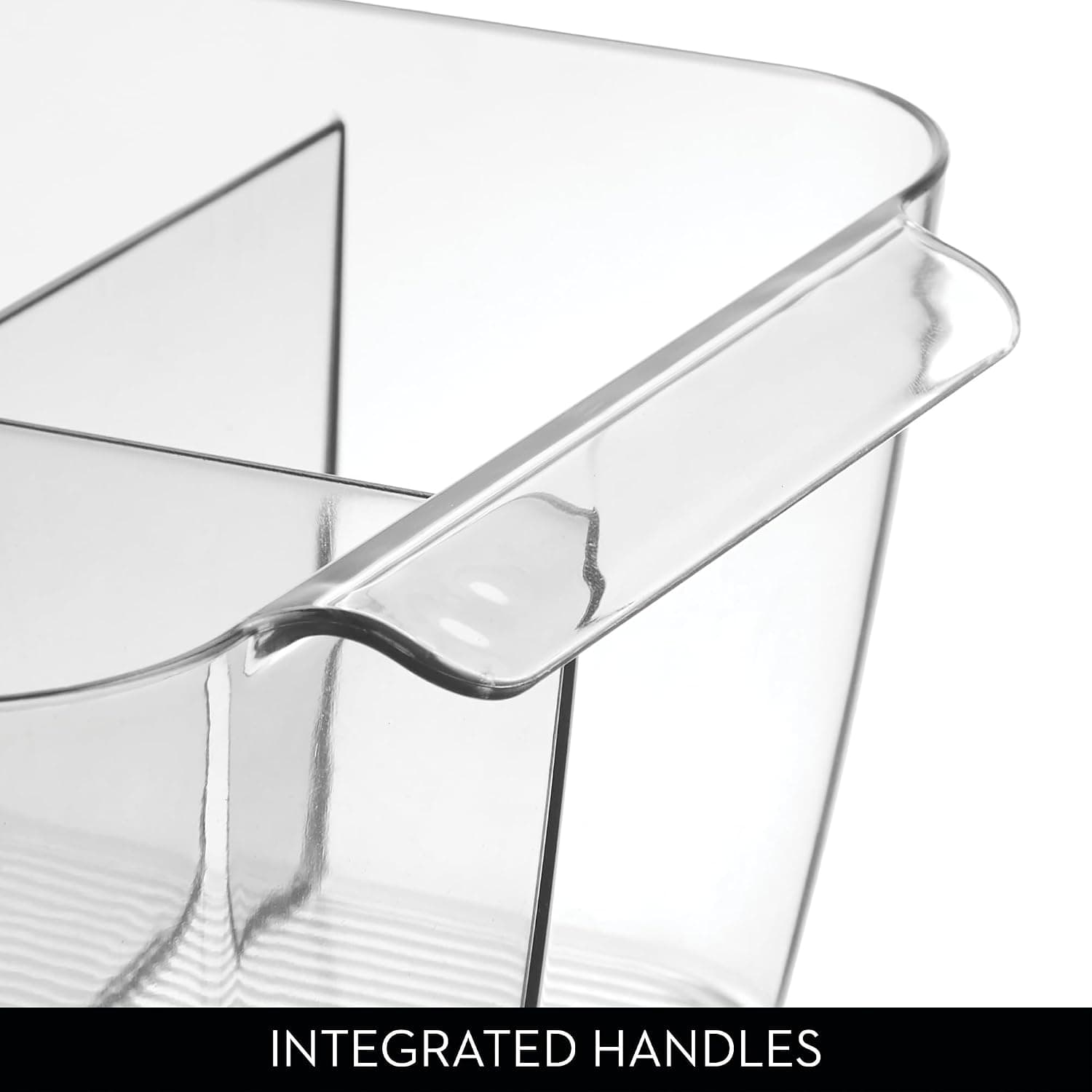 Organizador de maquillaje iDesign, juego de 2, transparente - imagen 7