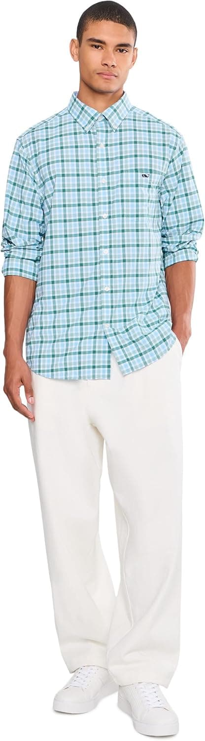 Camisa Plaid Featherweight Performance de vineyard vines - vista alternativa