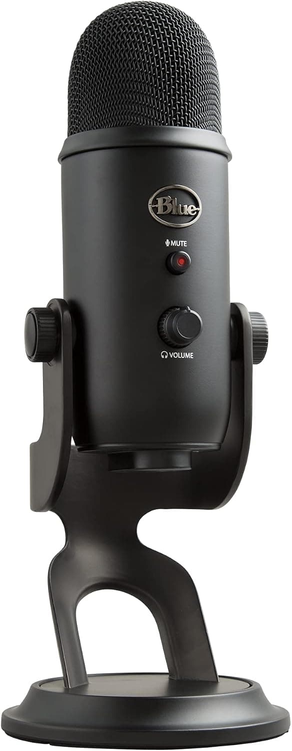 Audífonos de monitoreo de estudio profesionales Audio-Technica ATH-M50x con micrófono USB Yeti - imagen 4