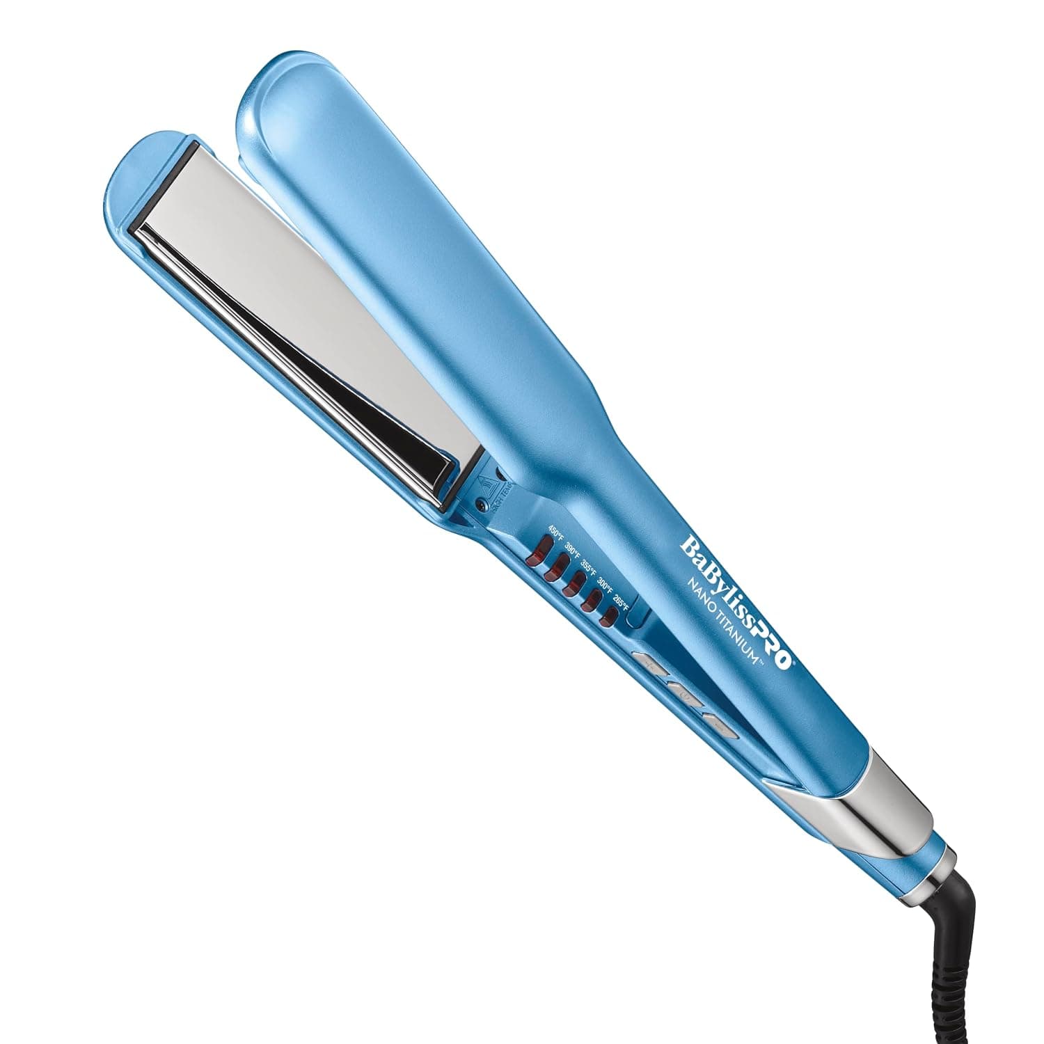 BabylissPRO Nano Titanium Plancha de Pelo Ultra-Delgada, para Todo Tipo de Cabello