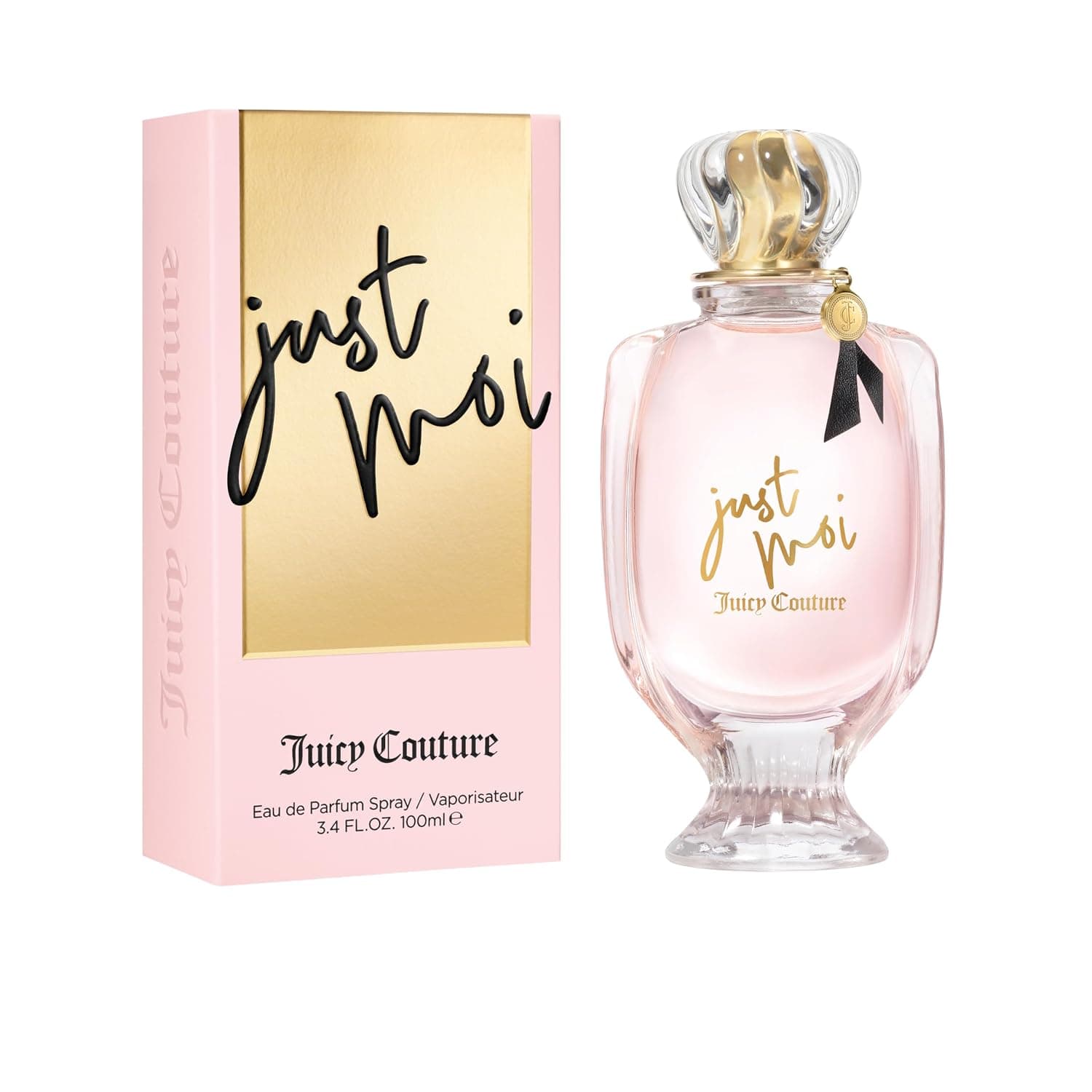 Perfume de mujer Juicy Couture Just Moi - Eau de Parfum Ámbar Vainilla - Fragancia dulce y segura para usar de día a noche - Larga duración