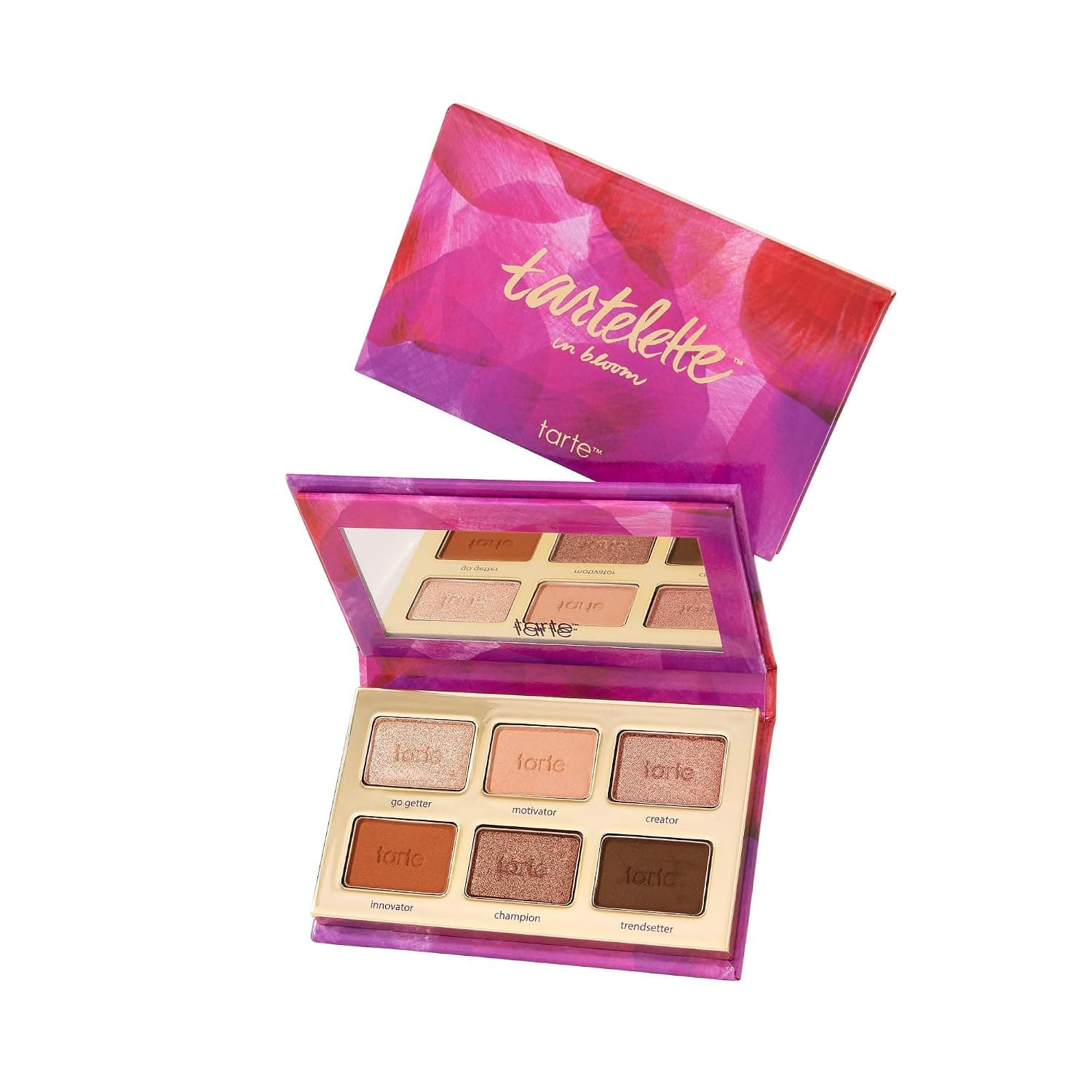 tarte tartelette in bloom mini paleta de arcilla amazónica – Paleta de sombras de ojos con tonos bronce neutros brillantes y mate, pigmento de larga duración, fórmula ligera difuminable, libre de crueldad animal