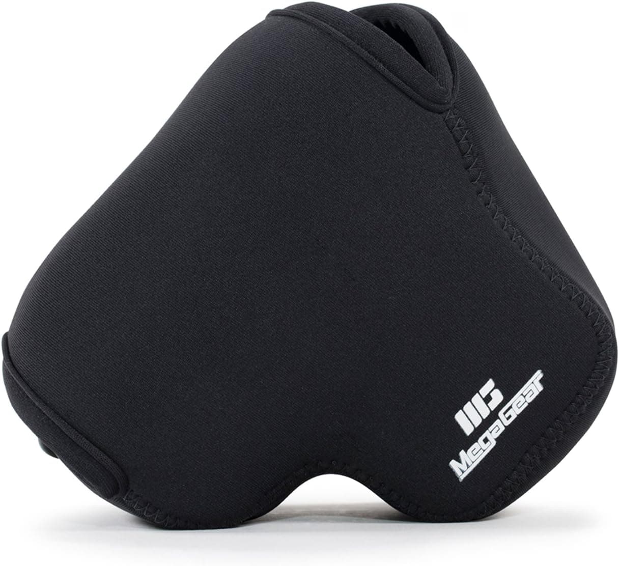 MegaGear ''Ultra Light'' Funda de Neopreno para Cámara con Mosquetón para Digital Panasonic Lumix DMC-FZ300 (Negro) (MG626), Cuero PU