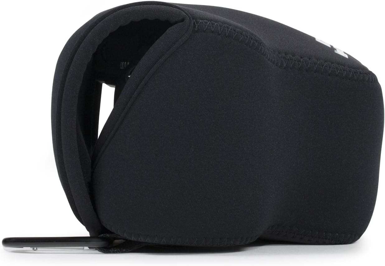 MegaGear ''Ultra Light'' Funda de Neopreno para Cámara con Mosquetón para Digital Panasonic Lumix DMC-FZ300 (Negro) (MG626), Cuero PU - imagen 3
