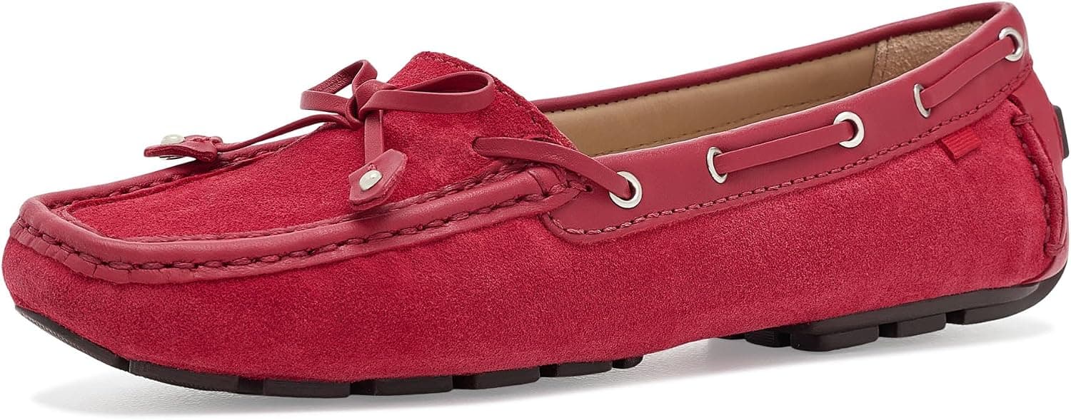 Marc Joseph New York, de Mujer, Mocasines Cypress Hill, Gamuza Cereza, 7 Mediano