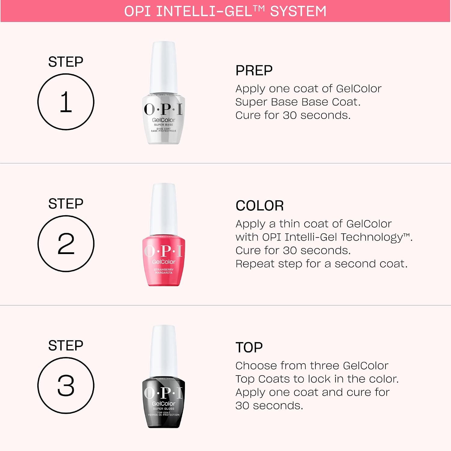 OPI GelColor | Tonos Crema Opacos y Gelatina Translúcida | Esmalte de Uñas en Gel de Larga Duración, Curado UV con Alto Brillo | Vegano y Libre de HEMA | Colección Make 'Em Jelly! | Verano 2025 - imagen 4