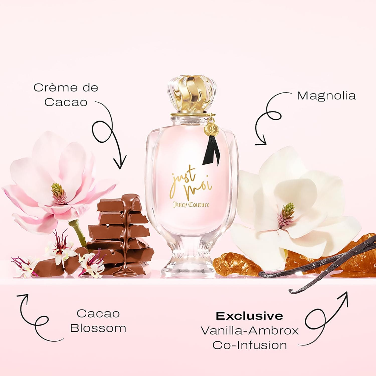 Perfume de mujer Juicy Couture Just Moi - Eau de Parfum Ámbar Vainilla - Fragancia dulce y segura para usar de día a noche - Larga duración - vista alternativa