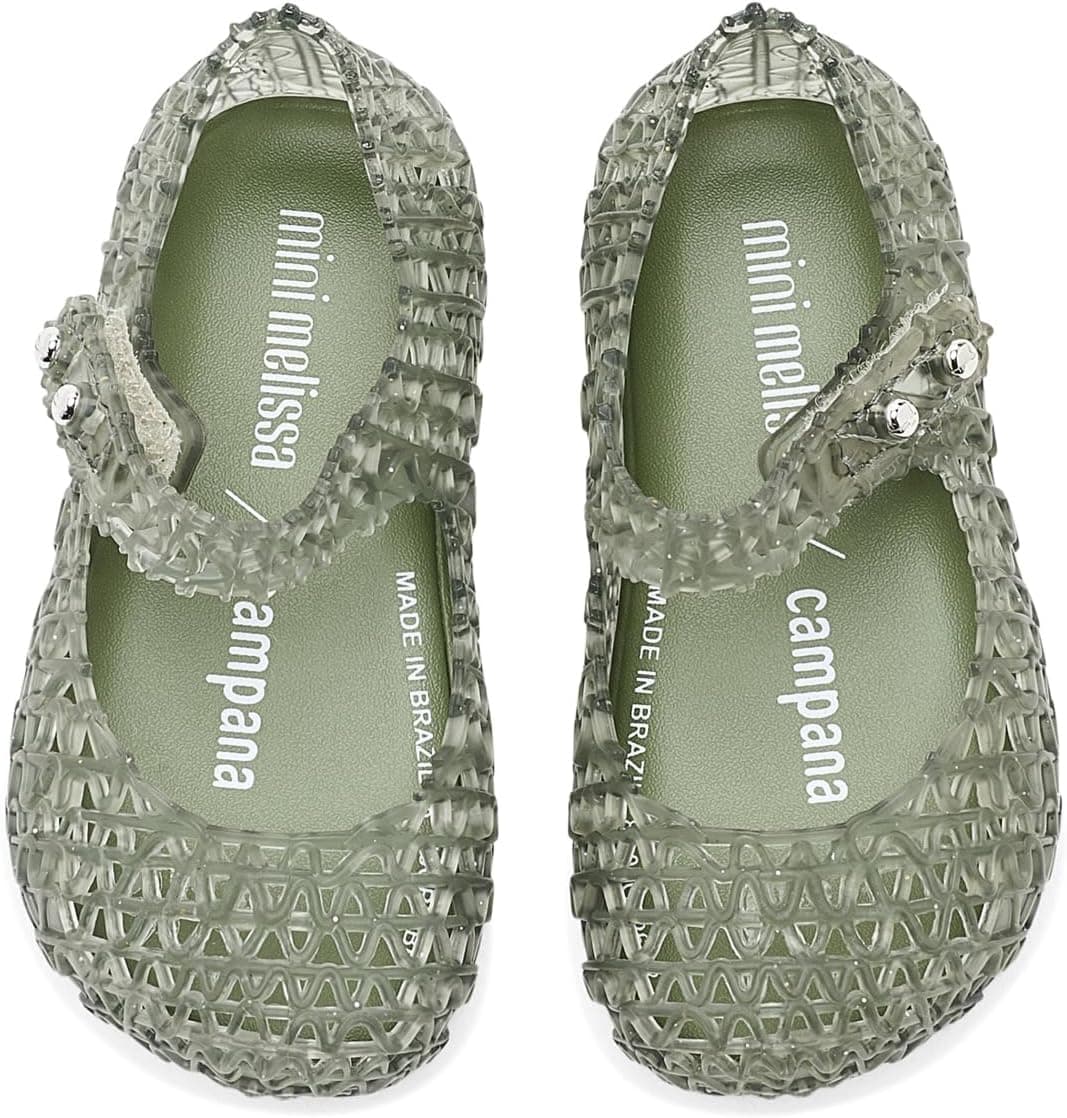 mini melissa, Niñas, Campana Papel Baby(Niño pequeño/Niño), Verde Brillante, 8, Mediano, Niño pequeño - vista alternativa