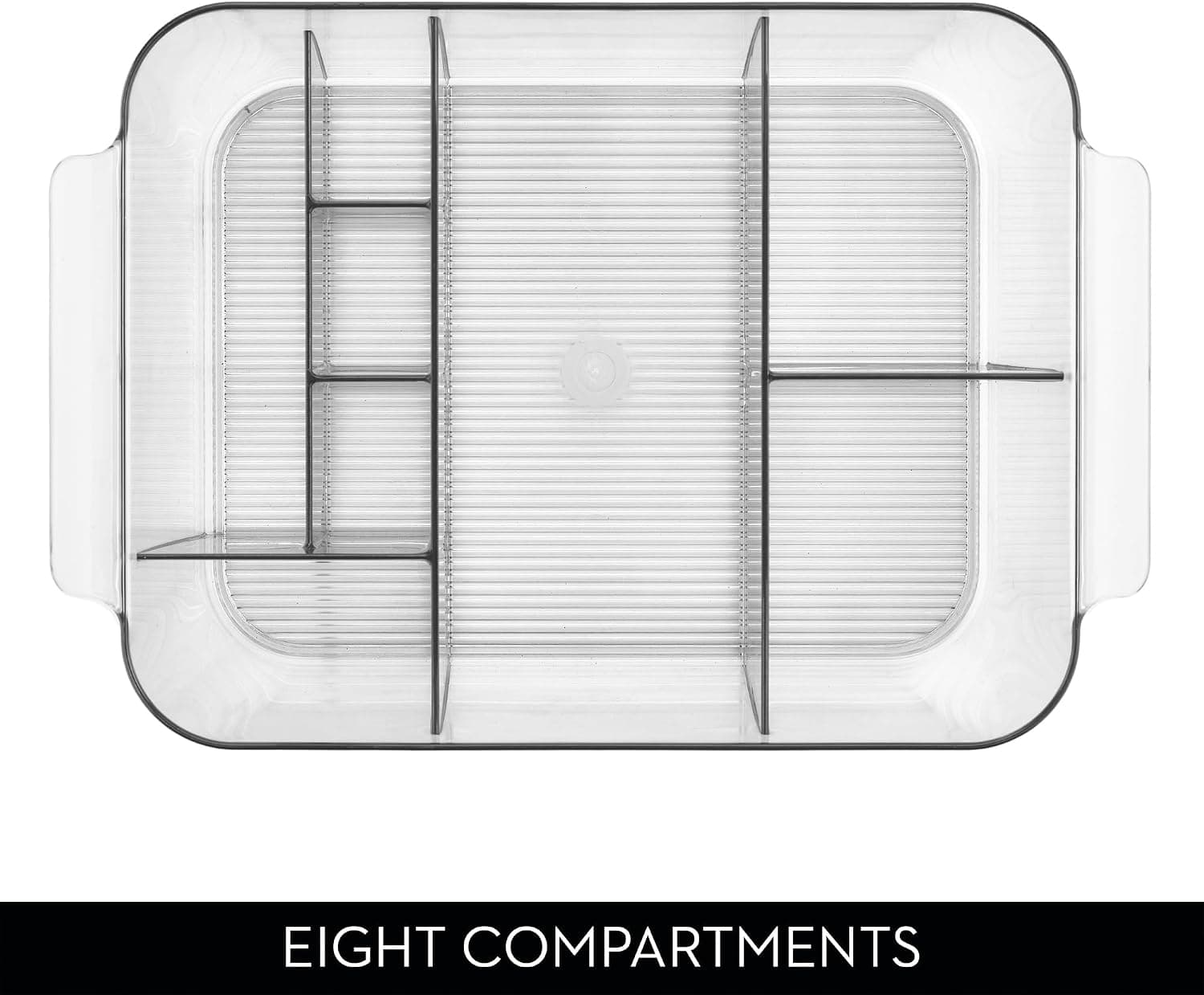 Organizador de maquillaje iDesign, juego de 2, transparente - imagen 4
