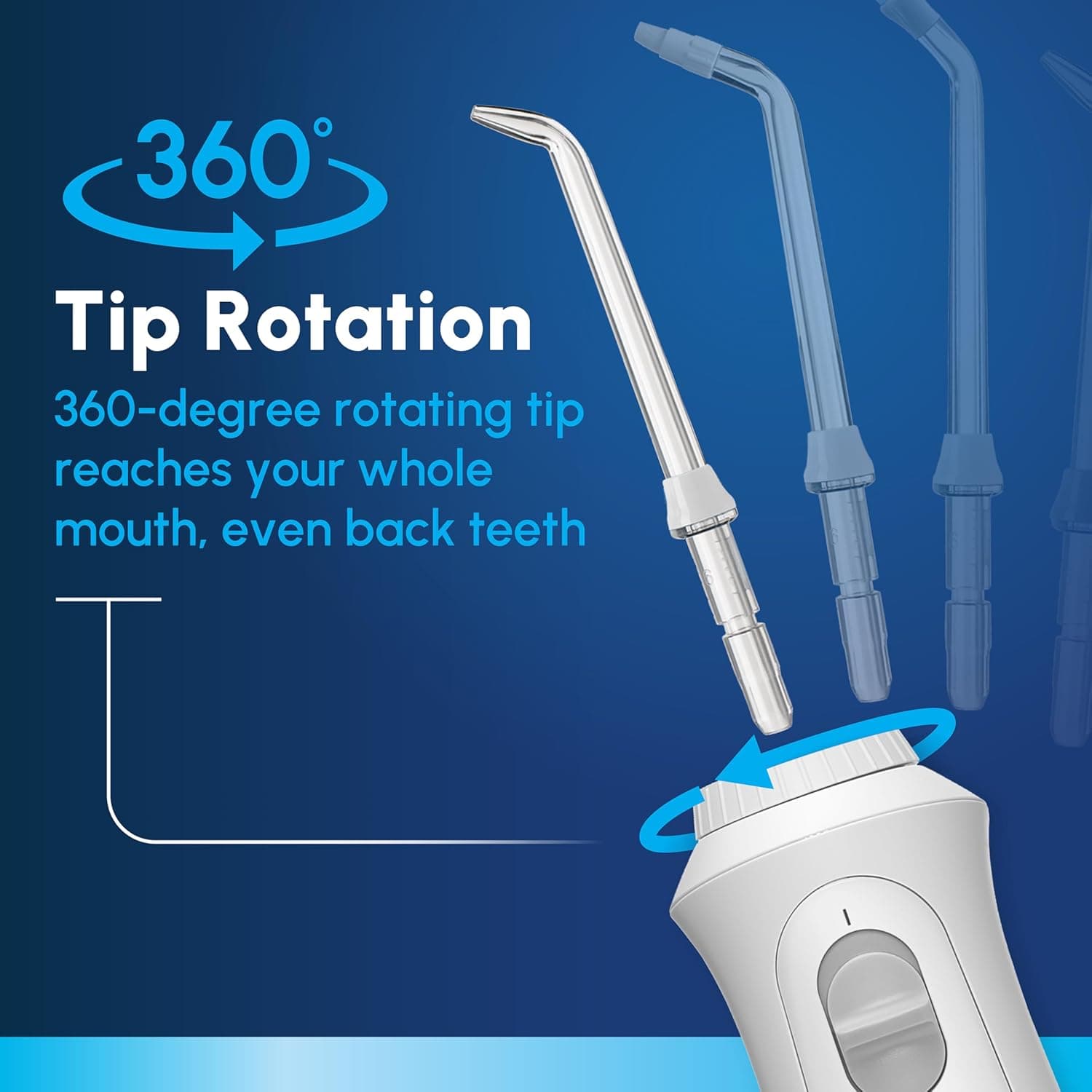 Waterpik Cordless Pearl y Sensonic Cepillo de Dientes Eléctrico Recargable y Combinación de Irrigador Bucal, Cuidado Dental Completo para Dientes, Encías, Frenillos y Viajes – Aceptado por la ADA, Blanco - imagen 3