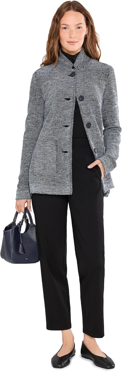 NIC+ZOE Tweed Stitch Sweater Jacket - vista alternativa