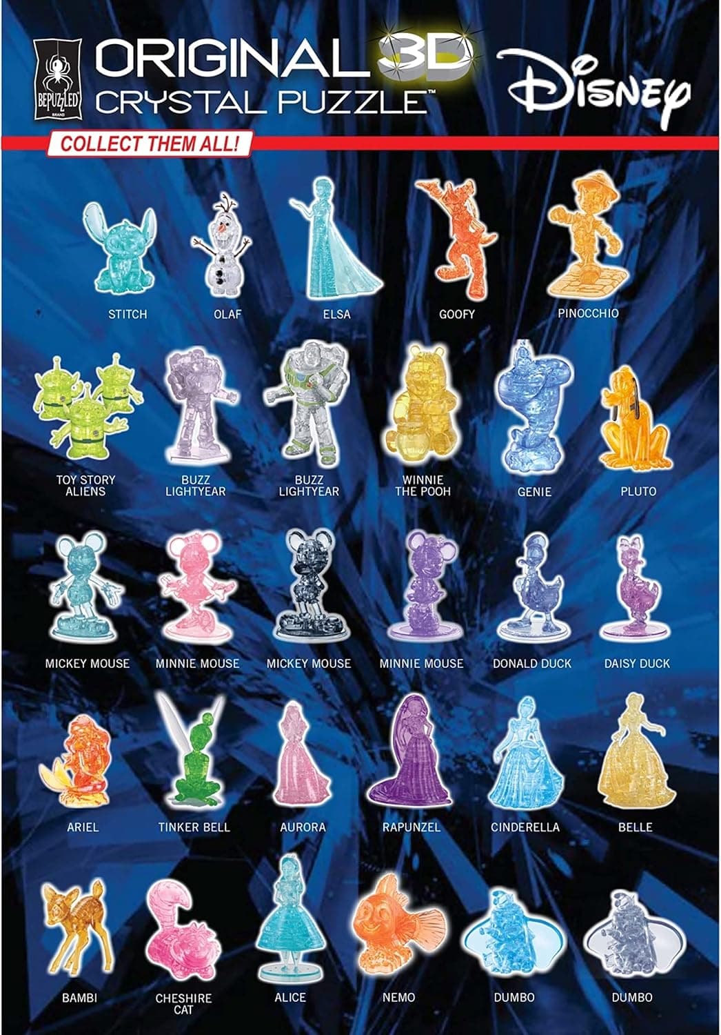 Disney Castillo de Cenicienta Crystal 3D Puzzle Deluxe, 71 piezas, Edades 12+ - imagen 7