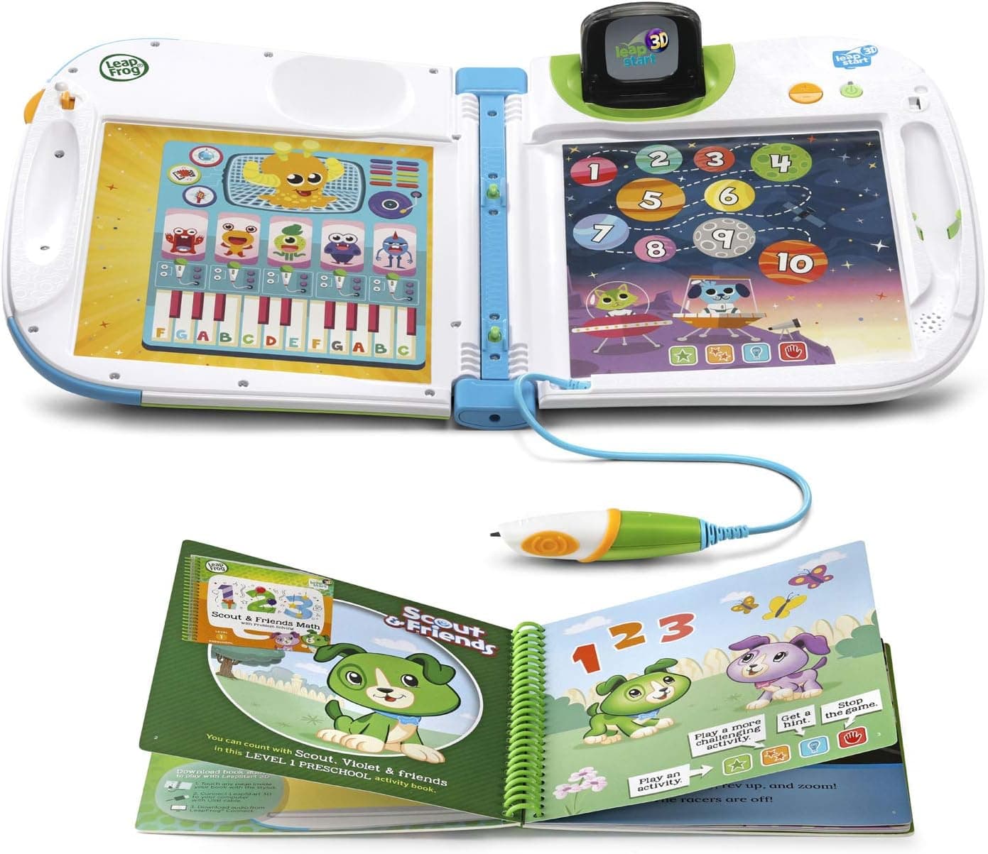 Sistema de aprendizaje interactivo LeapFrog LeapStart 3D, verde - vista alternativa